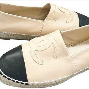 Lambskin Chanel Espadrilles- Size 39
